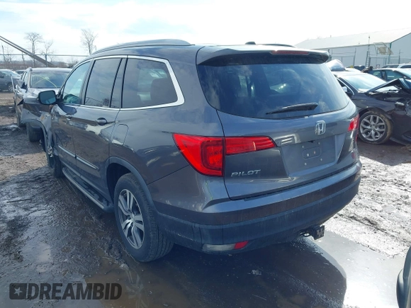 2017 Honda Pilot EX-L with VIN 5FNYF5H53HB029780, listed as a IAAI auction lot 41667838 with 104,803 mi miles. Bid and sale history available at carsss.com. Image 3.