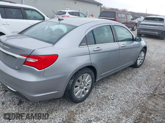 2013 Chrysler 200 LX with VIN 1C3CCBAB9DN641130, listed as a IAAI auction lot 41714609 with 175,465 mi miles. Bid and sale history available at carsss.com. Image 4.