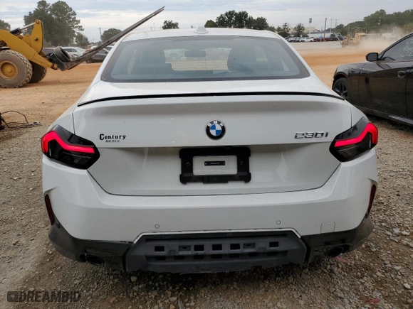 2024 BMW 2 Series 230i with VIN 3MW23CM06R8E46780, listed as a Copart auction lot 70675224 with 232 mi miles and Salvage Title. Bid and sale history available at carsss.com. Image 6.