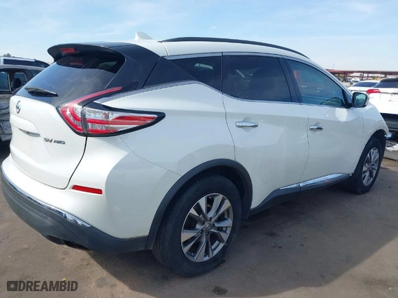 2018 Nissan Murano S with VIN 5N1AZ2MH8JN119775, listed as a IAAI auction lot 41568881 with 135,251 mi miles. Bid and sale history available at carsss.com. Image 4.
