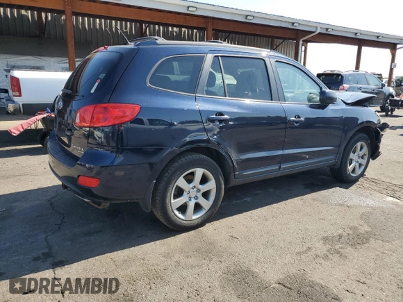 2009 Hyundai Santa Fe Limited with VIN 5NMSH73E29H318104, listed as a Copart auction lot 62495625 with 170,319 mi miles and Salvage title. Bid and sale history available at DreamBid. Image 3.
