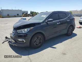 2017 Hyundai Santa Fe 2.4L z VIN 5NMZU3LBXHH019659, wystawiony jako Copart lot #64056815 z przebiegiem 121 210 mil mil oraz Szkoda całkowita • Salvage title. Historia ofert i sprzedaży dostępna na DreamBid. Obrazek 1.