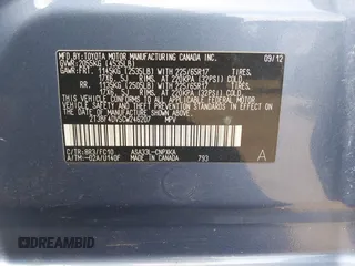 2012 Toyota RAV4 с VIN 2T3BF4DV5CW246207, выставлен на аукционе IAAI как лот 42235844 с пробегом 189 280 миль миль и . История ставок и продаж доступна на DreamBid. Изображение 9.