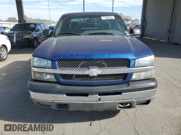2003 Chevrolet Silverado 1500 with VIN 2GCEC19V431341038, listed as a Copart auction lot 77088834 with 190,987 mi miles and Salvage Title. Bid and sale history available at carsss.com. Image 5.