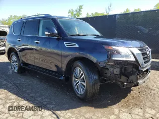 2023 Nissan Armada SL z VIN JN8AY2BD6P9693059, wystawiony jako Copart lot #57440335 z przebiegiem 60 956 mil mil oraz Czysty tytuł • Clean title. Historia ofert i sprzedaży dostępna na DreamBid. Obrazek 4.