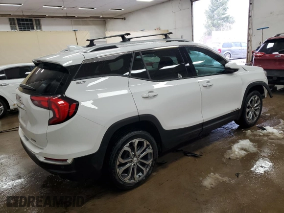 2019 GMC Terrain SLT with VIN 3GKALVEX4KL155076, listed as a Copart auction lot 41505455 with 22,232 mi miles and Clean Title. Bid and sale history available at carsss.com. Image 3.