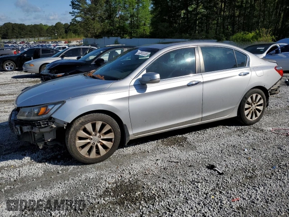 2013 Honda Accord Sdn EX-L with VIN 1HGCR2F86DA116154, listed as a Copart auction lot 52411135 with 251,395 mi miles and Salvage Title. Bid and sale history available at carsss.com. Image 1.