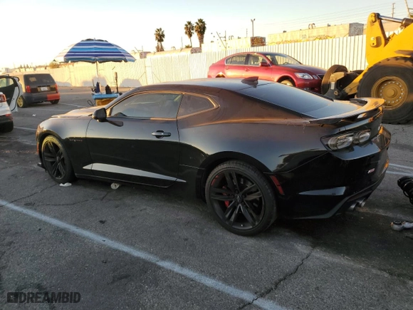 2021 Chevrolet Camaro 1SS with VIN 1G1FF1R73M0130495, listed as a Copart auction lot 80378244 with 33,525 mi miles and Salvage Title. Bid and sale history available at carsss.com. Image 2.