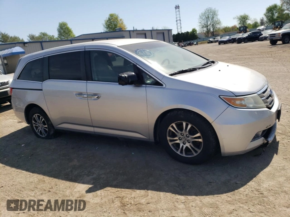 2011 Honda Odyssey EX with VIN 5FNRL5H4XBB074100, listed as a Copart auction lot 55205865 with Not Provided miles and Non Repairable. Bid and sale history available at carsss.com. Image 4.