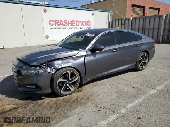 2019 Honda Accord Sport with VIN 1HGCV1F37KA162602, listed as a Copart auction lot 47891495 with 100,043 mi miles and Salvage Title. Bid and sale history available at DreamBid. Image 1.