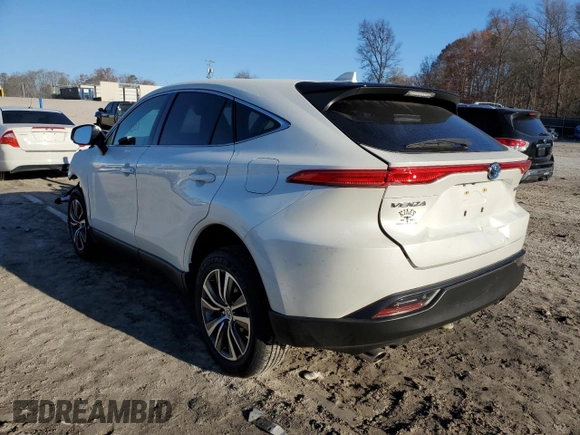 2022 Toyota Venza LE with VIN JTEAAAAH0NJ113164, listed as a Copart auction lot 69158182 with 2,121 mi miles. Bid and sale history available at carsss.com. Image 2.