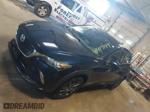 2017 Mazda CX-3 Touring with VIN JM1DKFC72H0145267, listed as a IAAI auction lot 41917149 with 55,784 mi miles. Bid and sale history available at carsss.com. Image 14.