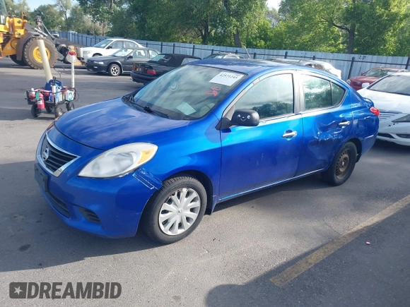 2012 Nissan Versa SV with VIN 3N1CN7AP2CL864464, listed as a IAAI auction lot 42571245 with 180,268 mi miles and . Bid and sale history available at DreamBid. Image 2.
