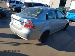 2009 Chevrolet Aveo 1LT with VIN KL1TD56EX9B374755, listed as a IAAI auction lot 41334901 with 105,967 mi miles and . Bid and sale history available at DreamBid. Image 4.