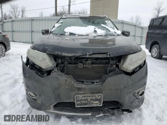 2015 Nissan Rogue SL with VIN 5N1AT2MV2FC830513, listed as a Copart auction lot 45189045 with Not Provided miles and Salvage Title. Bid and sale history available at carsss.com. Image 5.