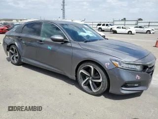 2019 Honda Accord Sport with VIN 1HGCV1F36KA043505, listed as a Copart auction lot 52992535 with 110,742 mi miles and Salvage Title. Bid and sale history available at DreamBid. Image 4.