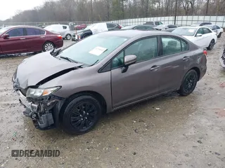2015 Honda Civic Sedan LX with VIN 19XFB2F56FE257831, listed as a IAAI auction lot 41758512 with 110,863 mi miles. Bid and sale history available at carsss.com. Image 2.
