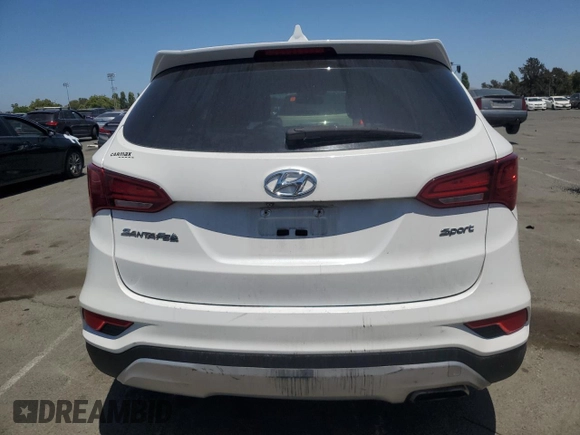 2017 Hyundai Santa Fe 2.4L with VIN 5XYZT3LB2HG411516, listed as a Copart auction lot 60369165 with 109,763 mi miles and Clean title. Bid and sale history available at DreamBid. Image 6.