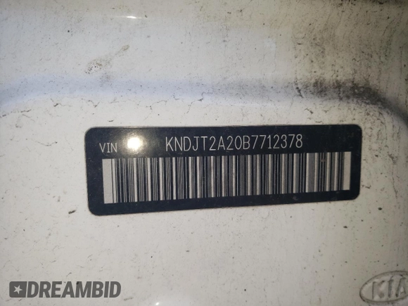 2011 Kia Soul + with VIN KNDJT2A20B7712378, listed as a Copart auction lot 71808414 with 0 mi miles and Salvage Title. Bid and sale history available at carsss.com. Image 13.