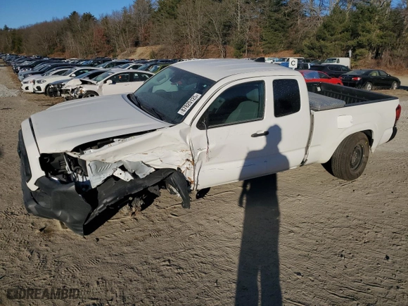 2021 Toyota Tacoma 2WD SR with VIN 3TYRX5GNXMT015114, listed as a Copart auction lot 87820125 with 75,961 mi miles and Salvage Title. Bid and sale history available at carsss.com. Image 1.