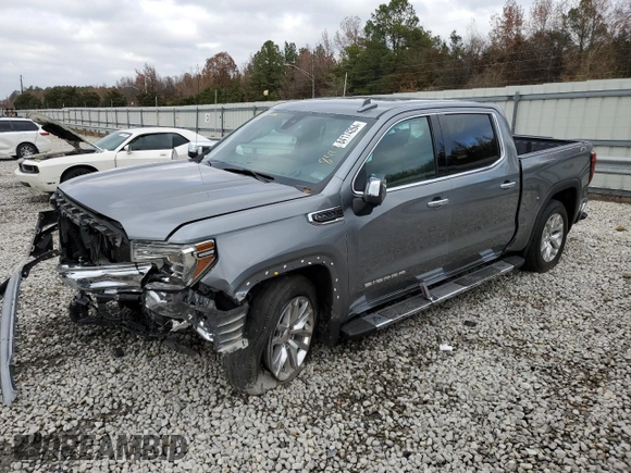 2019 GMC Sierra 1500 SLT z VIN 3GTU9DEDXKG211828, wystawiony jako Copart lot #84174264 z przebiegiem Nie podano mil oraz Szkoda całkowita • Salvage title. Historia ofert i sprzedaży dostępna na DreamBid. Obrazek 1.