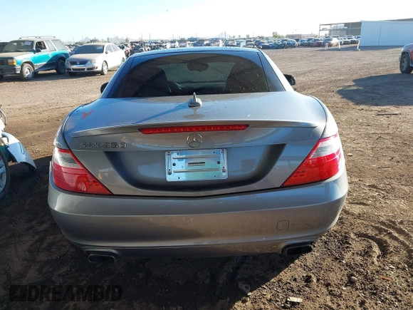 2013 Mercedes-Benz SLK-Class SLK 250 with VIN WDDPK4HA9DF058128, listed as a IAAI auction lot 41809272 with 76,860 mi miles. Bid and sale history available at carsss.com. Image 16.