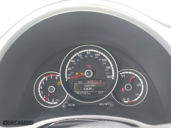 2013 Volkswagen Beetle Convertible 2.5L with VIN 3VW5P7AT9DM825439, listed as a IAAI auction lot 41760907 with 53,649 mi miles. Bid and sale history available at carsss.com. Image 7.