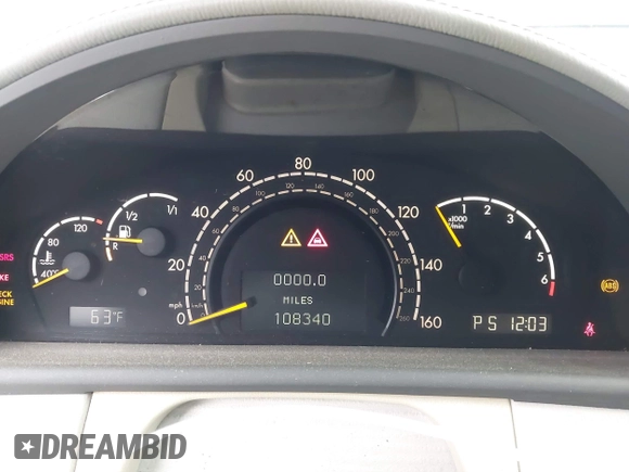 2004 Mercedes-Benz CL with VIN WDBPJ75J64A042127, listed as a IAAI auction lot 42090574 with 108,340 mi miles. Bid and sale history available at carsss.com. Image 7.