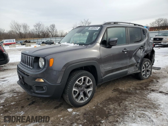 2017 Jeep Renegade Altitude with VIN ZACCJBBB8HPF62271, listed as a Copart auction lot 44805425 with 28,915 mi miles and Salvage Title. Bid and sale history available at carsss.com. Image 1.