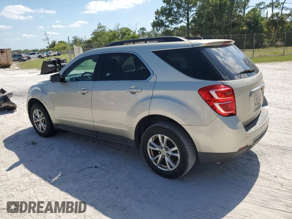 2016 Chevrolet Equinox LT z VIN 2GNALCEK2G1123733, wystawiony jako Copart lot #57570065 z przebiegiem Nie podano mil oraz Czysty tytuł • Clean title. Historia ofert i sprzedaży dostępna na DreamBid. Obrazek 2.