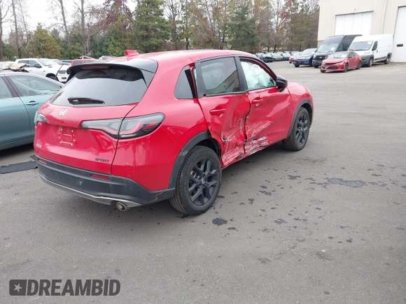 2024 Honda HR-V Sport with VIN 3CZRZ2H52RM705721, listed as a IAAI auction lot 41462735 with 12,085 mi miles. Bid and sale history available at carsss.com. Image 4.