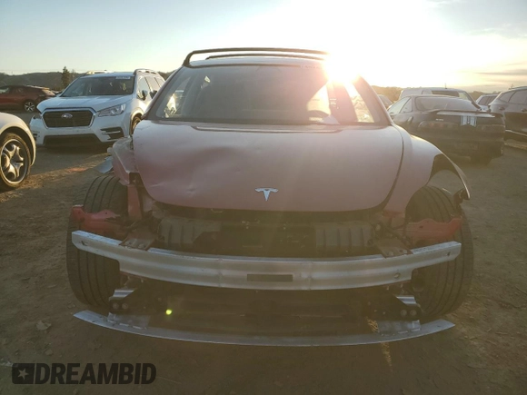 2023 Tesla Model 3 Long Range with VIN 5YJ3E1EB1PF462240, listed as a Copart auction lot 45743405 with 42,635 mi miles and Salvage Title. Bid and sale history available at DreamBid. Image 5.