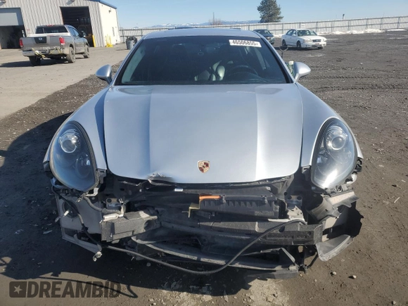 2015 Porsche Panamera GTS with VIN WP0AF2A7XFL080120, listed as a Copart auction lot 46506855 with 108,829 mi miles and Salvage title. Bid and sale history available at DreamBid. Image 5.
