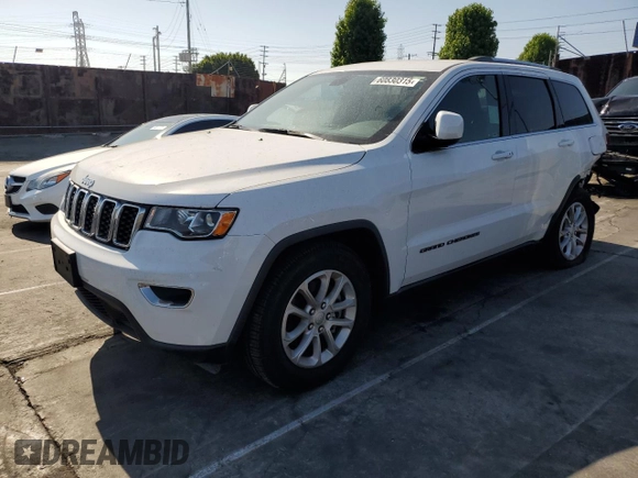 2021 Jeep Grand Cherokee Laredo E with VIN 1C4RJEAGXMC719497, listed as a Copart auction lot 60830315 with 3,873 mi miles and Salvage title. Bid and sale history available at DreamBid. Image 1.