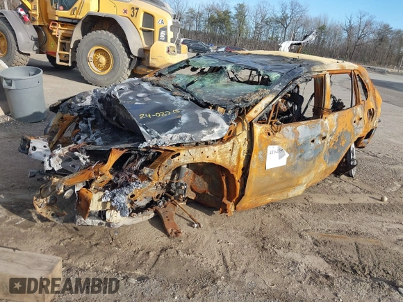 2019 Toyota RAV4 XLE Premium with VIN JTMA1RFVXKD511123, listed as a IAAI auction lot 41641979 with 1 mi miles. Bid and sale history available at carsss.com. Image 2.