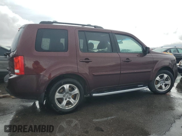 2013 Honda Pilot EX-L with VIN 5FNYF4H54DB035009, listed as a Copart auction lot 55874925 with 199,582 mi miles and Clean Title. Bid and sale history available at carsss.com. Image 3.