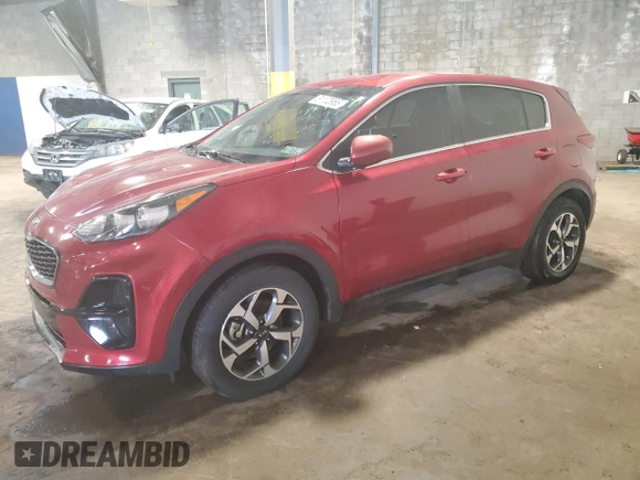 2020 Kia Sportage LX with VIN KNDPM3ACXL7725095, listed as a Copart auction lot 51102965 with 28,759 mi miles and Salvage Title. Bid and sale history available at carsss.com. Image 1.