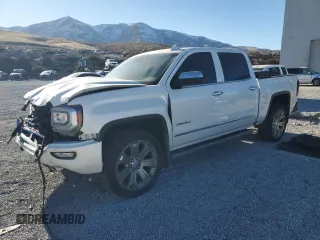 2018 GMC Sierra 1500 Denali z VIN 3GTU2PEJ0JG128872, wystawiony jako Copart lot #42257025 z przebiegiem 110 182 mil mil oraz Szkoda całkowita • Salvage title. Historia ofert i sprzedaży dostępna na DreamBid. Obrazek 1.