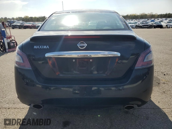 2014 Nissan Maxima S with VIN 1N4AA5AP9EC912759, listed as a Copart auction lot 54953995 with 74,138 mi miles and Salvage Title. Bid and sale history available at DreamBid. Image 6.
