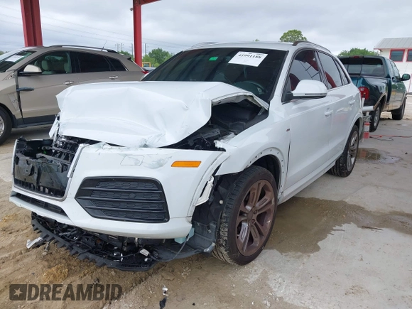 2017 Audi Q3 Prestige z VIN WA1GCCFS1HR005371, wystawiony jako IAAI lot #41991188 z przebiegiem 86 380 mil mil oraz . Historia ofert i sprzedaży dostępna na DreamBid. Obrazek 18.