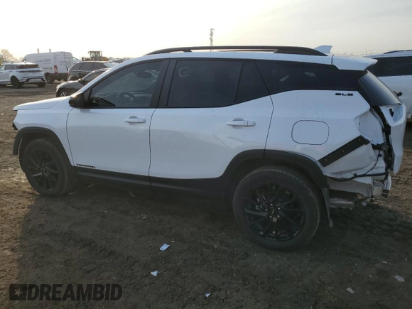 2024 GMC Terrain SLE z VIN 3GKALTEG8RL386741, wystawiony jako Copart lot #47472315 z przebiegiem 2 867 mil mil oraz Szkoda całkowita • Salvage title. Historia ofert i sprzedaży dostępna na DreamBid. Obrazek 2.