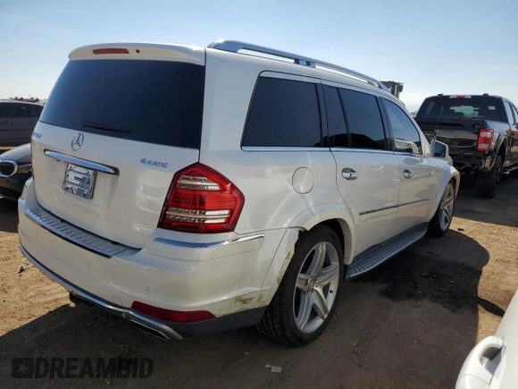 2011 Mercedes-Benz GL-Class GL 550 with VIN 4JGBF8GE4BA704816, listed as a Copart auction lot 70331714 with 135,318 mi miles and Salvage Title. Bid and sale history available at carsss.com. Image 3.