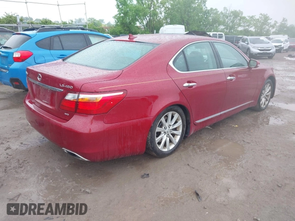 2010 Lexus LS 460 with VIN JTHCL5EF5A5005096, listed as a IAAI auction lot 42426408 with 188,002 mi miles and . Bid and sale history available at DreamBid. Image 4.