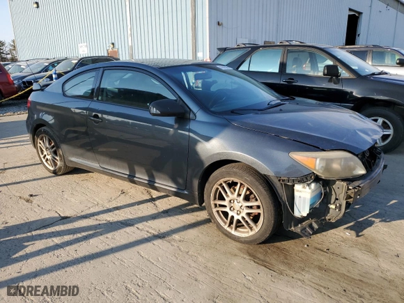 2007 Scion tC Spec with VIN JTKDE177570188058, listed as a Copart auction lot 47945345 with NaN miles and Salvage Title. Bid and sale history available at carsss.com. Image 4.