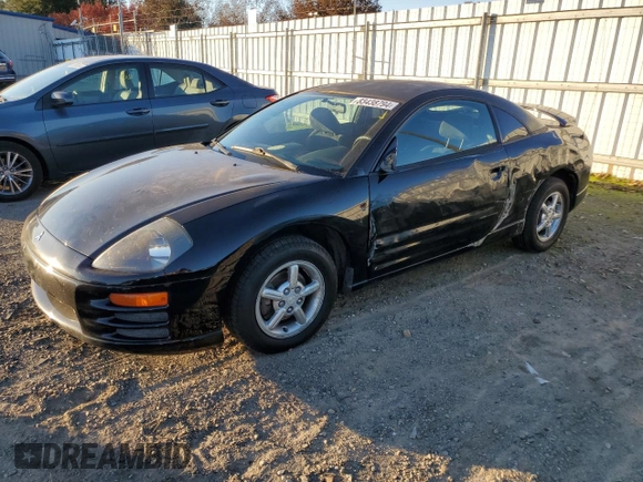 2002 Mitsubishi Eclipse RS with VIN 4A3AC34G52E104748, listed as a Copart auction lot 83438794 with 111,306 mi miles and Salvage Title. Bid and sale history available at carsss.com. Image 1.
