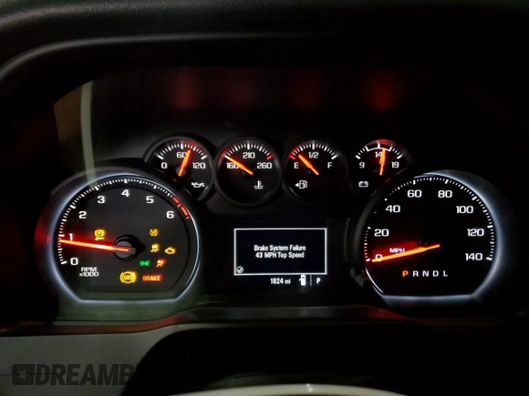 2020 Chevrolet Silverado 1500 Work Truck with VIN 3GCNWAEF6LG387614, listed as a Copart auction lot 45929705 with 1,824 mi miles and Clean Title. Bid and sale history available at DreamBid. Image 9.