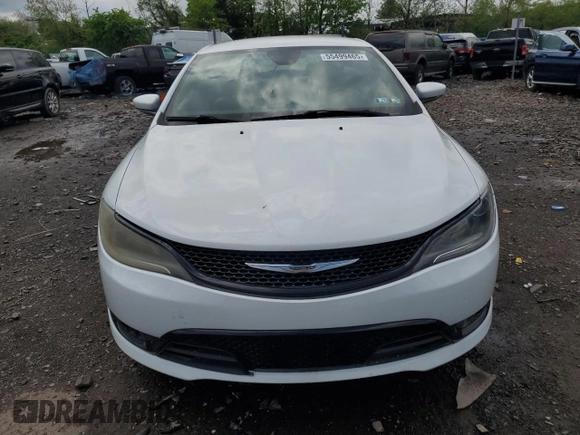 2015 Chrysler 200 S with VIN 1C3CCCBG4FN527099, listed as a Copart auction lot 55499465 with 87,403 mi miles and Salvage Title. Bid and sale history available at DreamBid. Image 5.