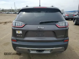 2019 Jeep Cherokee Limited with VIN 1C4PJMDX6KD134940, listed as a Copart auction lot 53674725 with 120,088 mi miles and Salvage title. Bid and sale history available at DreamBid. Image 6.
