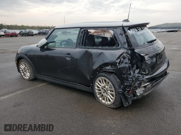 2025 MINI Hardtop Cooper S with VIN WMW23GD0XS2W26775, listed as a Copart auction lot 52383765 with 36 mi miles and Salvage Title. Bid and sale history available at DreamBid. Image 2.