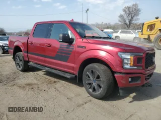 2018 Ford F-150 XL with VIN 1FTEW1E55JFA24677, listed as a Copart auction lot 49508155 with 119,616 mi miles and Salvage Title. Bid and sale history available at carsss.com. Image 4.